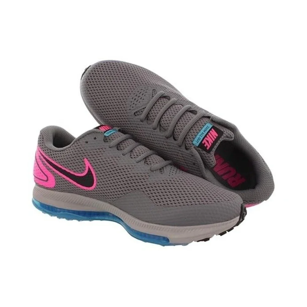 NIKE ZOOM ALL OUT LOW 2 MEN SIZE 11.5 GUNSMOKE PINK BLAST NEW COMORT RUN NIB!
